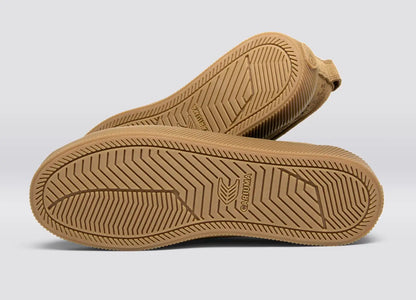 OCA Low 低筒 麂皮運動鞋 焦糖棕 繡花