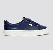 OCA Low 低筒 高級皮革運動鞋 海洋藍