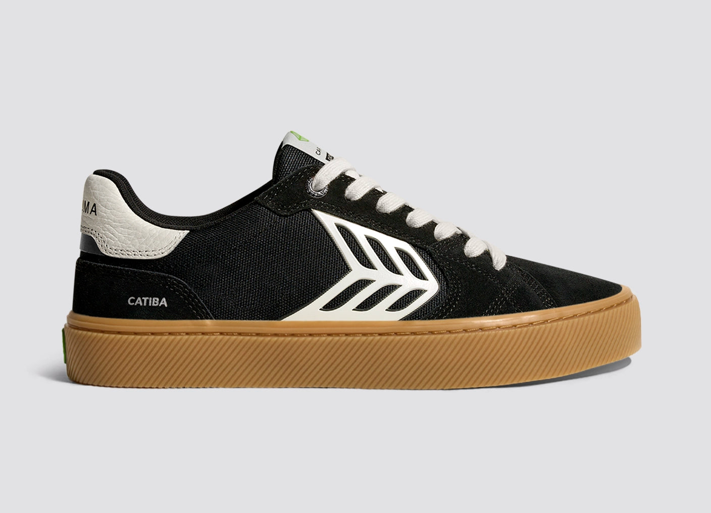 CATIBA PRO 2.0 經典厚底滑板運動鞋 黑色 橡膠底