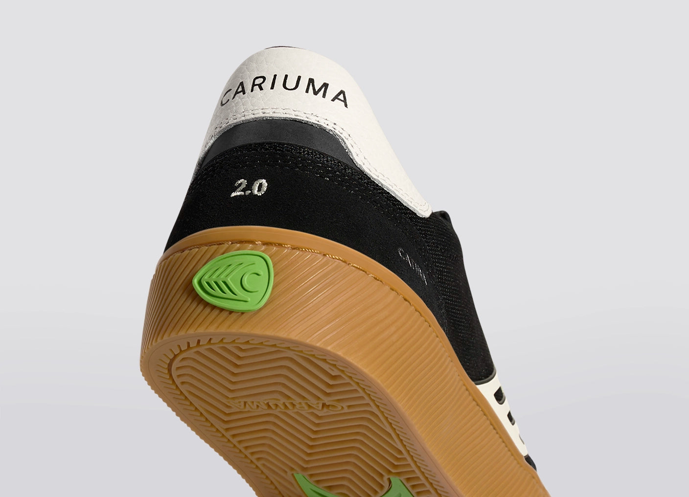 CATIBA PRO 2.0 經典厚底滑板運動鞋 黑色 橡膠底