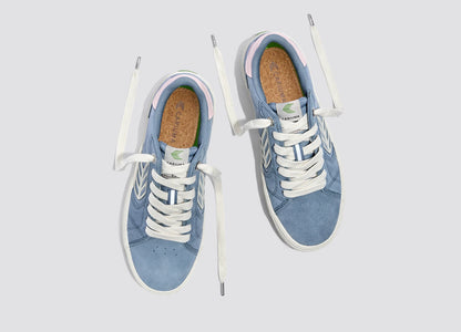 CATIBA PRO 2.0 經典厚底滑板運動鞋 灰藍 玫粉