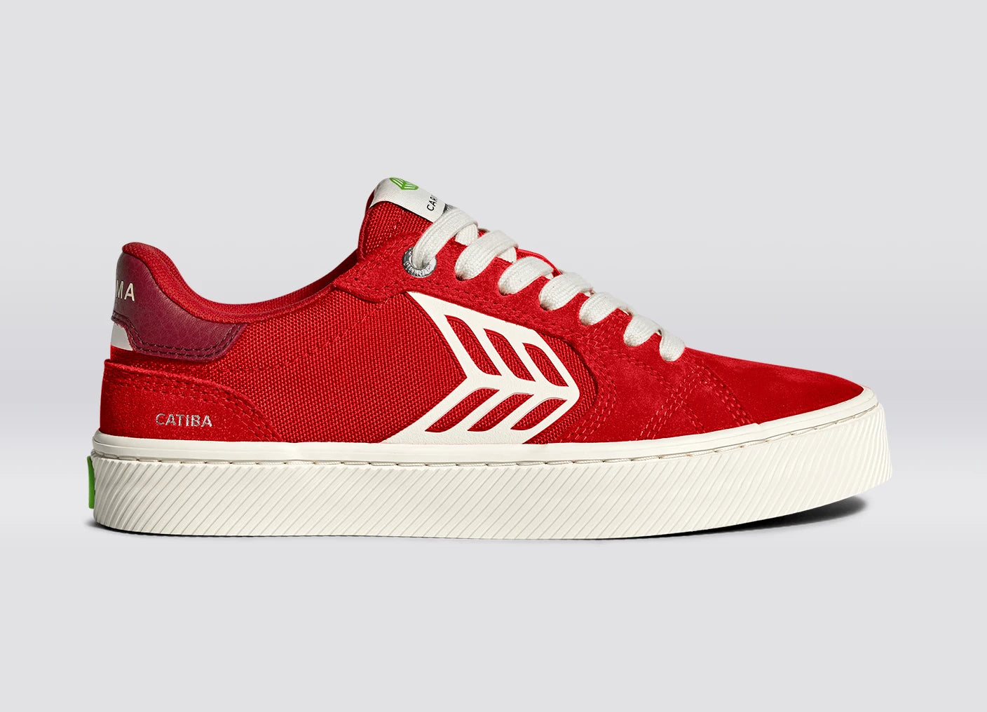 CATIBA PRO 2.0 經典厚底滑板運動鞋 紅色