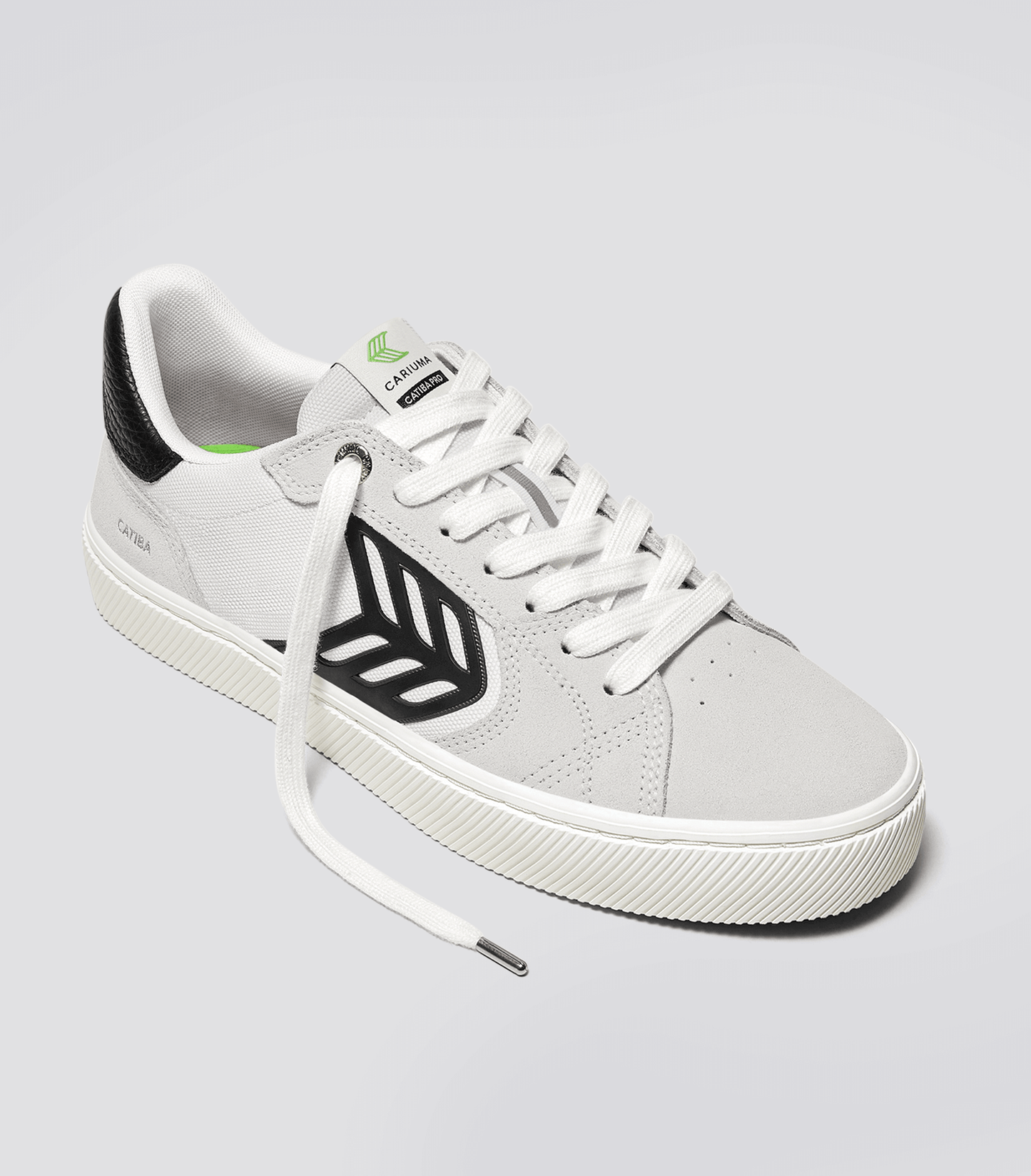 CATIBA PRO 2.0 經典厚底滑板運動鞋 煙灰白 黑色