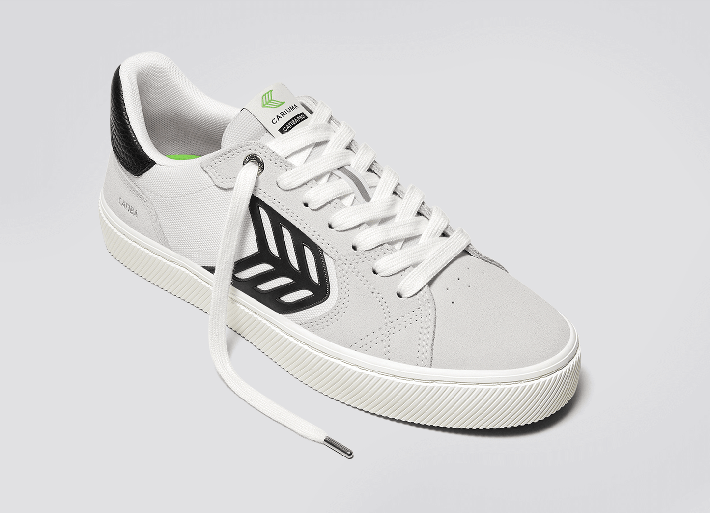 CATIBA PRO 2.0 經典厚底滑板運動鞋 煙灰白 黑色