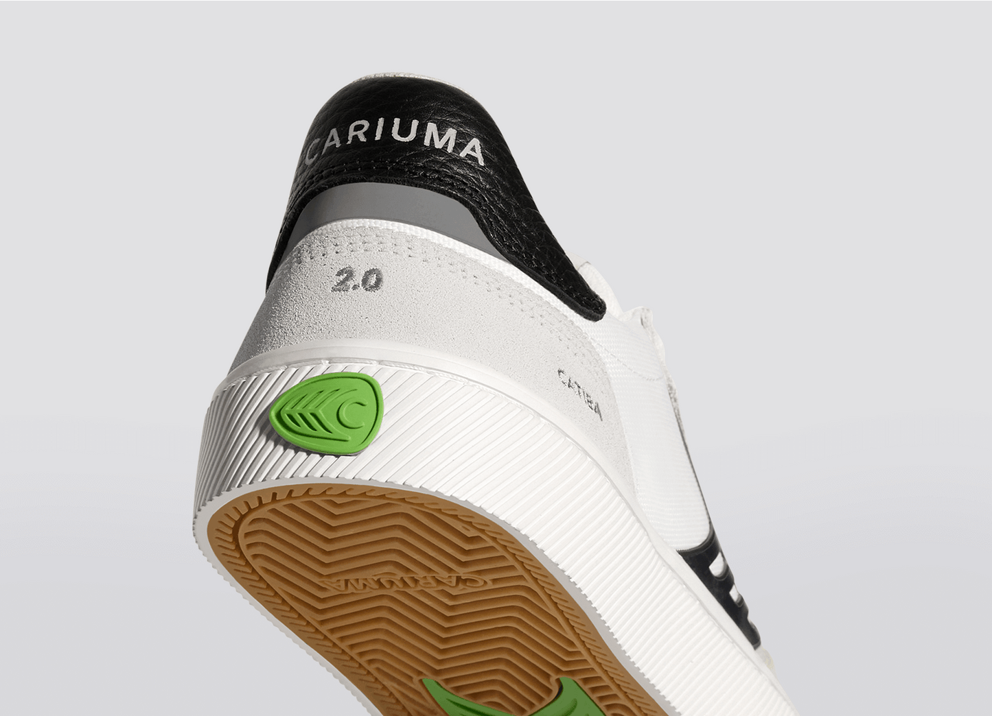 CATIBA PRO 2.0 經典厚底滑板運動鞋 煙灰白 黑色