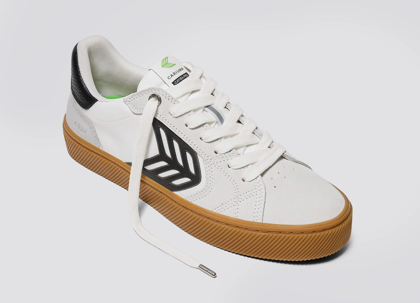 CATIBA PRO 2.0 Gum Smoke White Suede Off-White Cordura Black Logo Sneaker