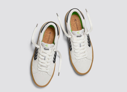 CATIBA PRO 2.0 Gum Smoke White Suede Off-White Cordura Black Logo Sneaker
