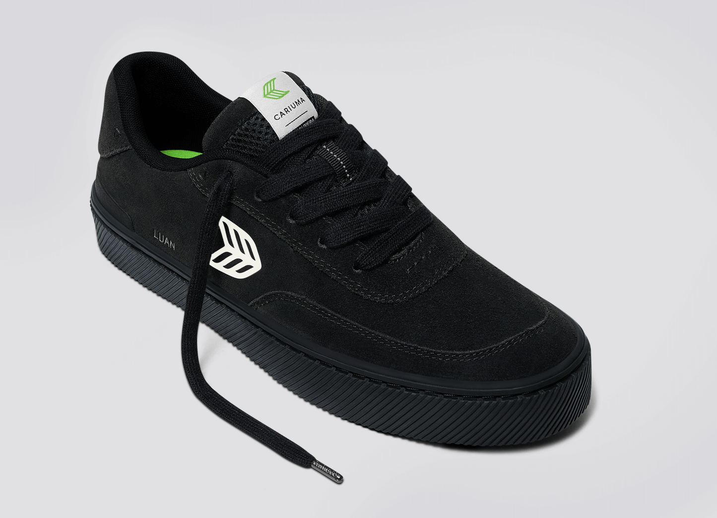 LUAN PRO 專業滑板麂皮運動鞋 全黑