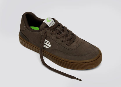 LUAN PRO 專業滑板麂皮運動鞋 深棕 橡膠底