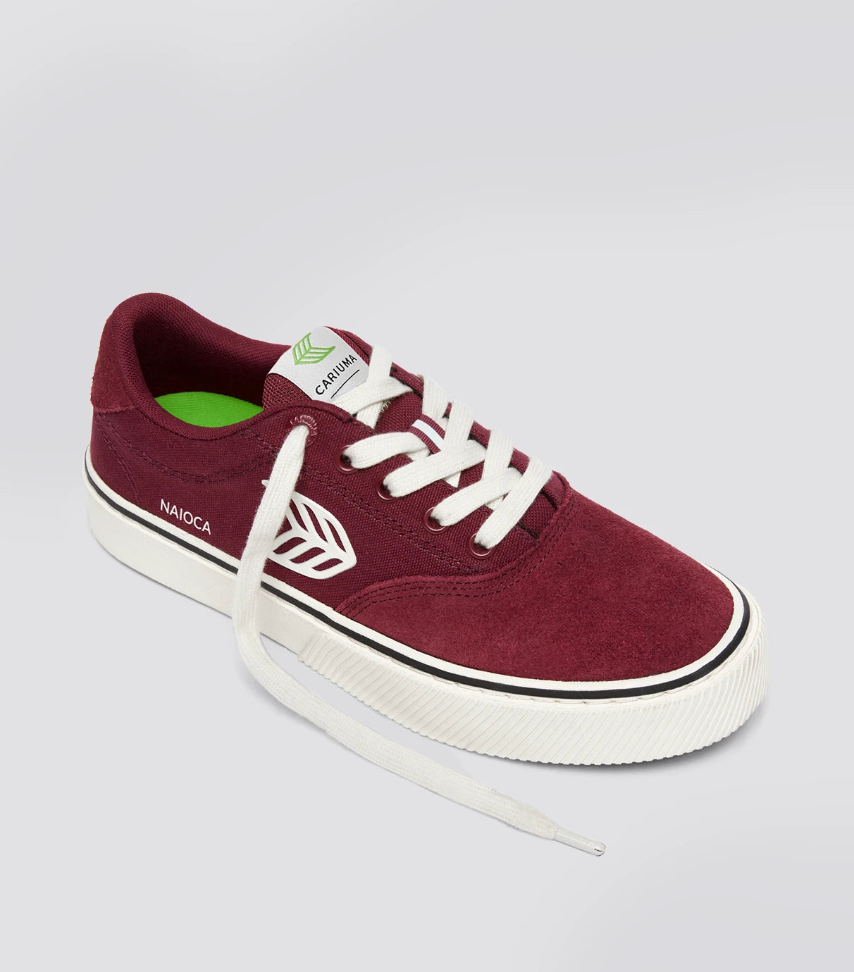 NAIOCA PRO 經典滑板運動鞋 酒紅色