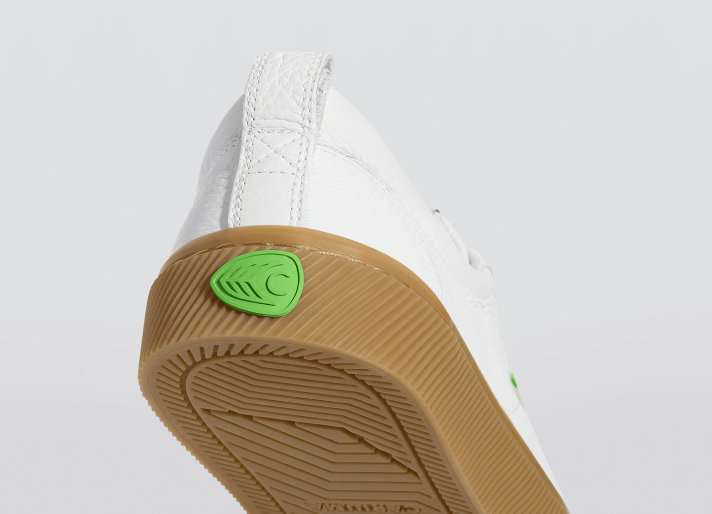 OCA Low 低筒 高級皮革運動鞋 白色 橡膠底