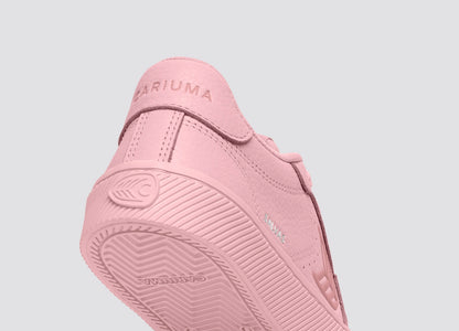 SALVAS 經典 高級皮革運動鞋 玫粉