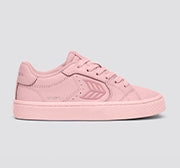 SALVAS 經典 高級皮革運動鞋 玫粉