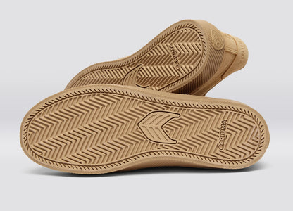 SALVAS 經典 麂皮運動鞋 拿鐵淺棕