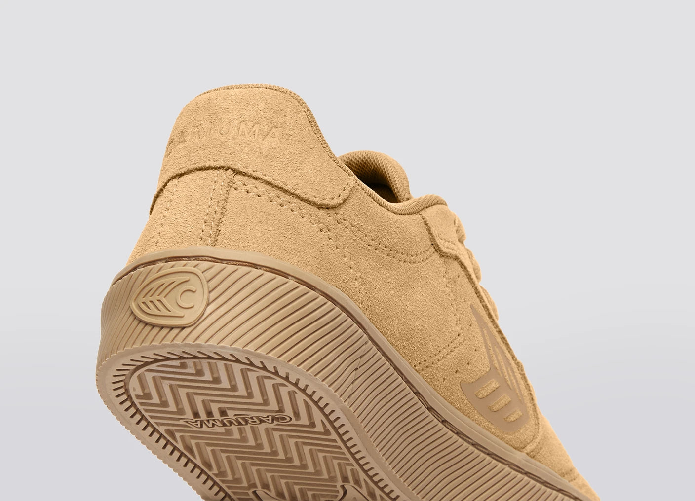 SALVAS 經典 麂皮運動鞋 拿鐵淺棕