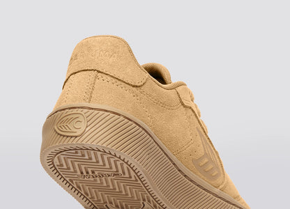 SALVAS 經典 麂皮運動鞋 拿鐵淺棕