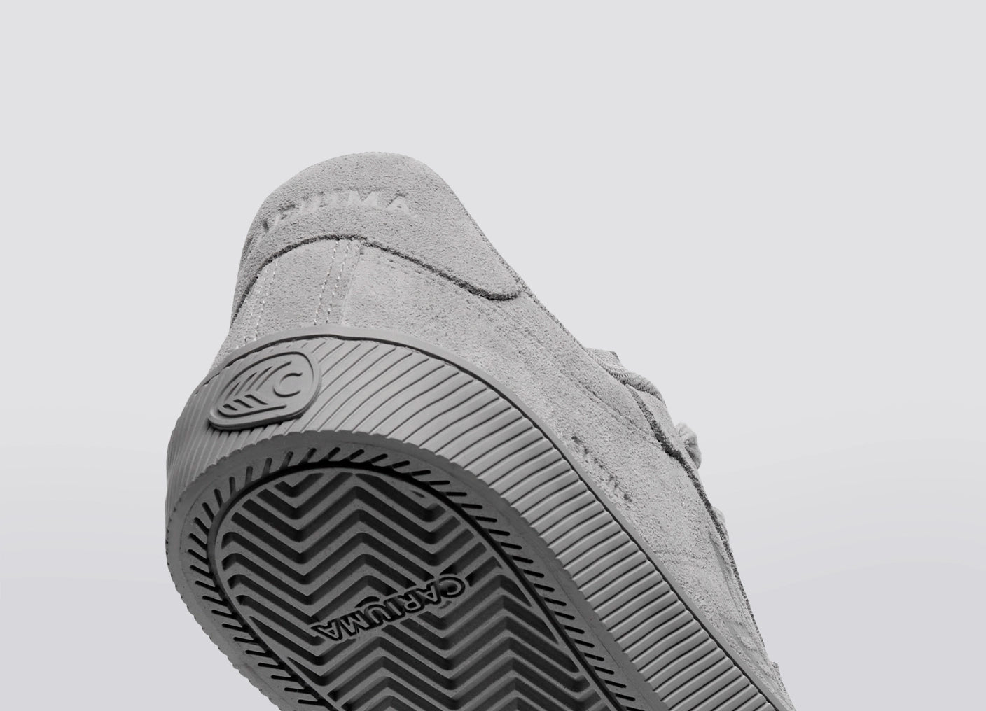 SALVAS 經典 麂皮運動鞋 灰色