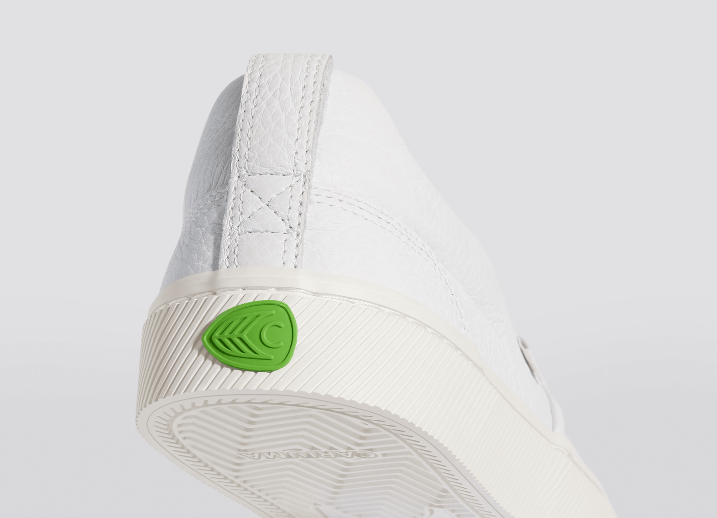 SLIP-ON 高級皮革 懶人運動鞋 白色