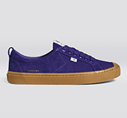 OCA Low 低筒 麂皮運動鞋 深紫 橡膠底