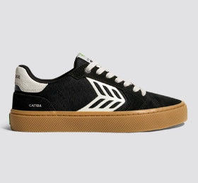 CATIBA PRO 2.0 經典厚底滑板運動鞋 黑色 橡膠底