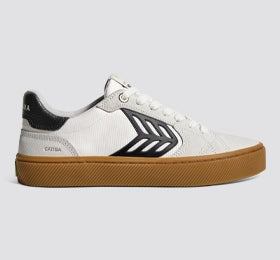 CATIBA PRO 2.0 Gum Smoke White Suede Off-White Cordura Black Logo Sneaker
