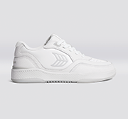 UBA 高級皮革 專業滑板運動鞋 白色