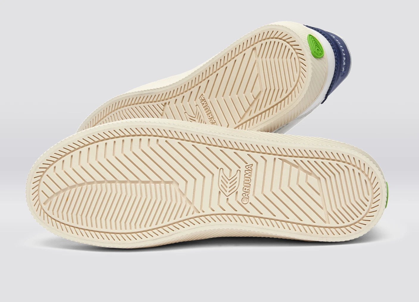 TOCA 皮革德訓運動鞋 白色 海軍藍