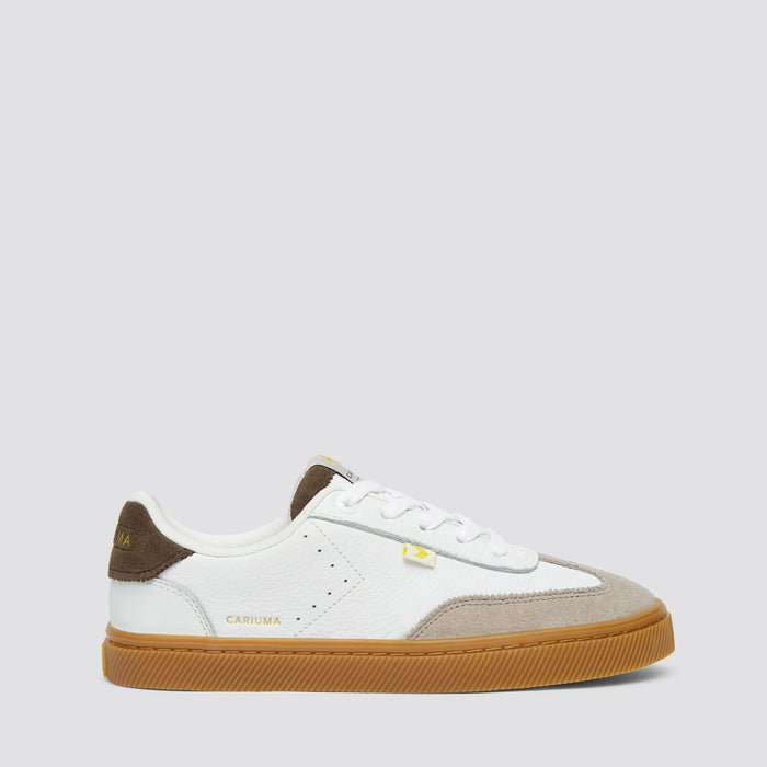 TOCA 高級皮革德訓運動鞋 灰棕 卡其