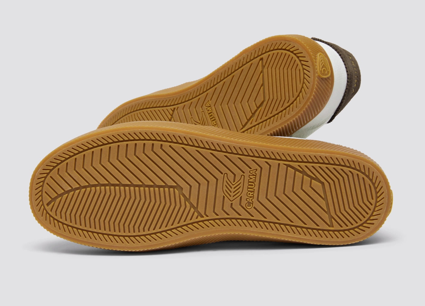 TOCA 高級皮革德訓運動鞋 灰棕 卡其