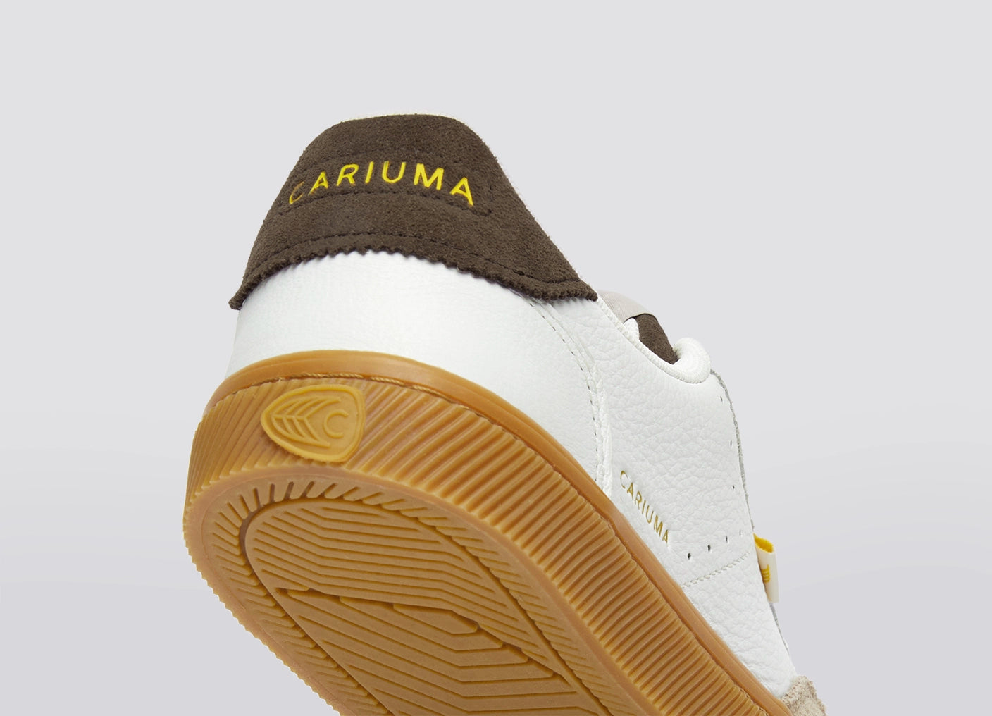 TOCA 高級皮革德訓運動鞋 灰棕 卡其