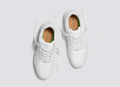 UBA 高級皮革 專業滑板運動鞋 白色